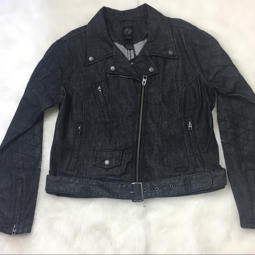 Harley-Davidson Size XL Slim Fit Moto Jean Jacket